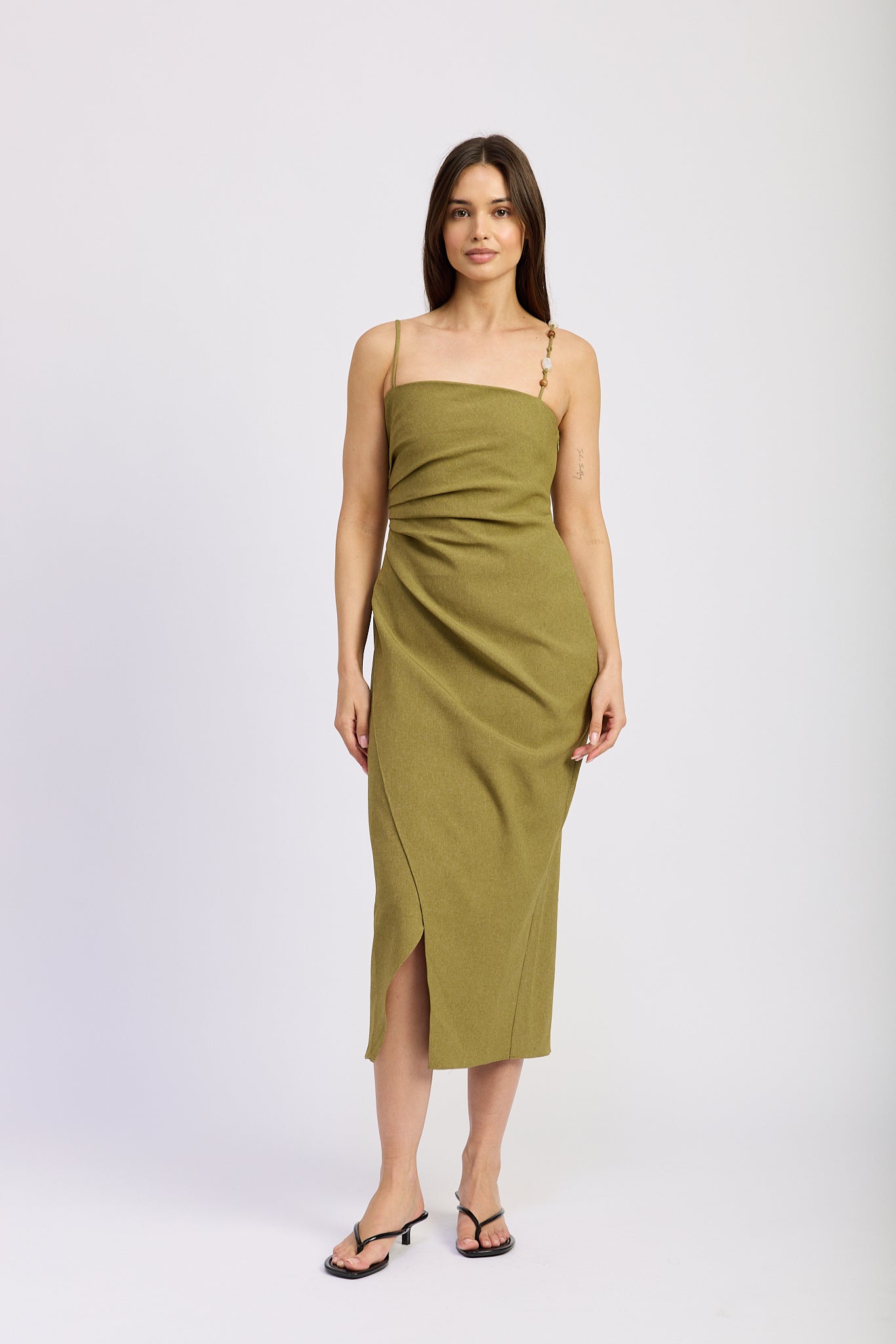 Lynx Pleated Dress