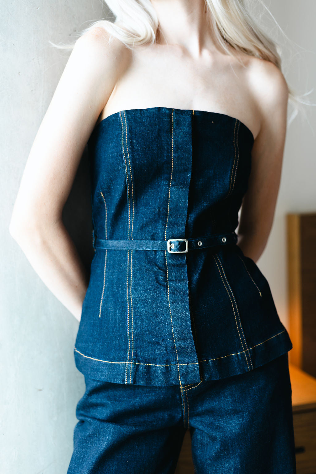 Midnight Denim Bodice