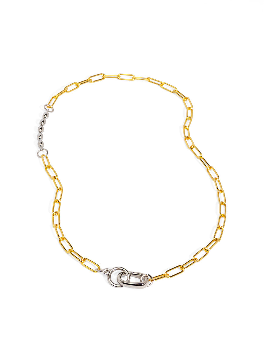 Mixed Link Collar Necklace