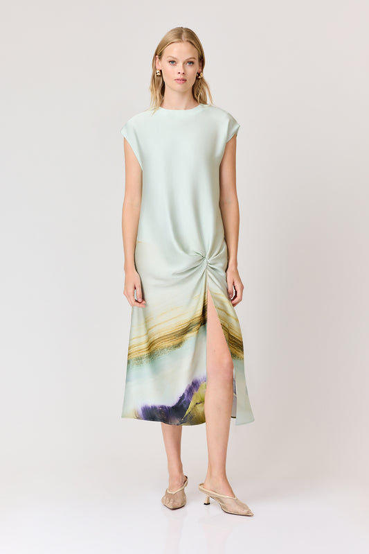 Willow Satin Midi Dress