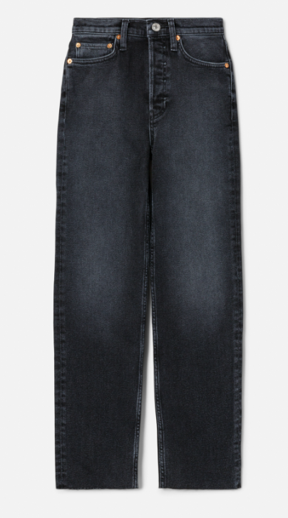 70's Stovepipe - Washed Black