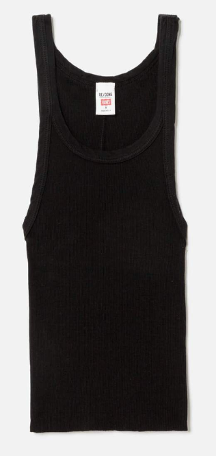 Cropped Ribbed Tank