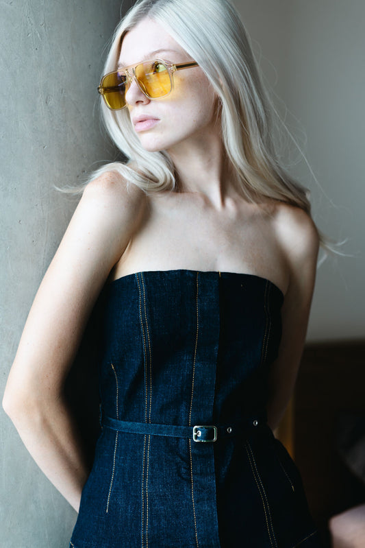 Midnight Denim Bodice